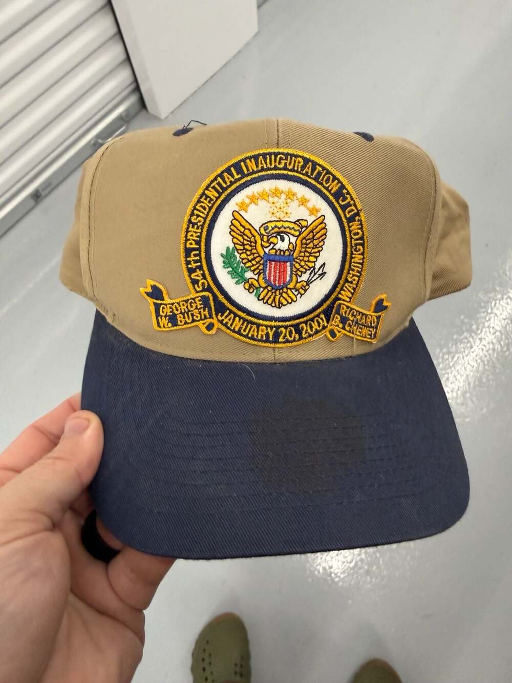 Camel 54th Presidential Inauguration Hat George W. Bush Richard B. Cheney 2001